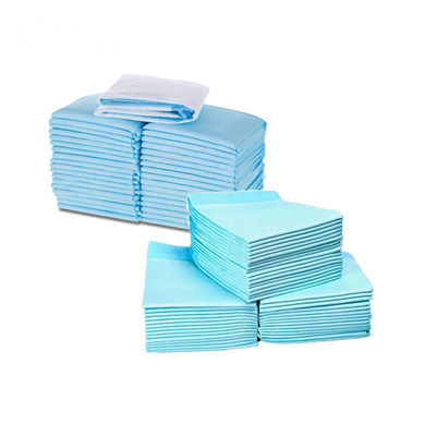 Blue SAP 700ml Hospital Grade Bed Pads Untuk Inkontinensia Sekali Pakai