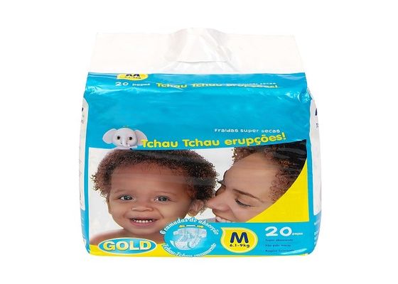 Kartun Dicetak Popok Bayi Nyaman 3D Pelindung Bocor Fluff Pulp SAP