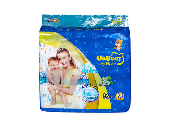 Indikator Basah 480ml Popok Bayi Baru Lahir Lapisan Penyerap Lembut Non Woven