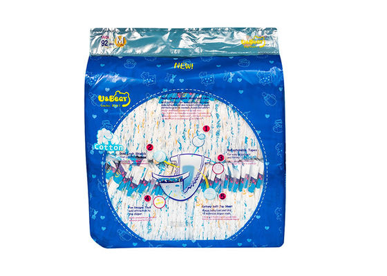 Indikator Basah 480ml Popok Bayi Baru Lahir Lapisan Penyerap Lembut Non Woven