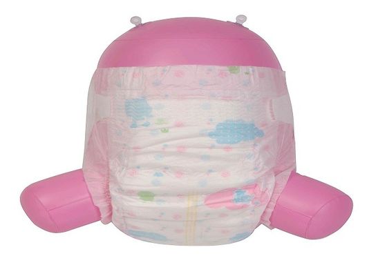 Popok Bayi Lembut ADL Hijau Putih Pita Samping 3M Kain Non Woven