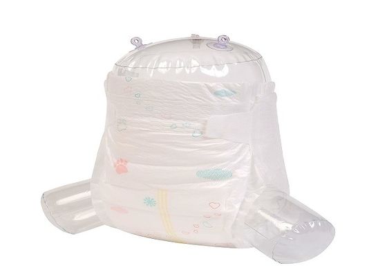 SMS Non Woven Popok Bayi Super Lembut Pita Ajaib 450 * 320mm Disesuaikan