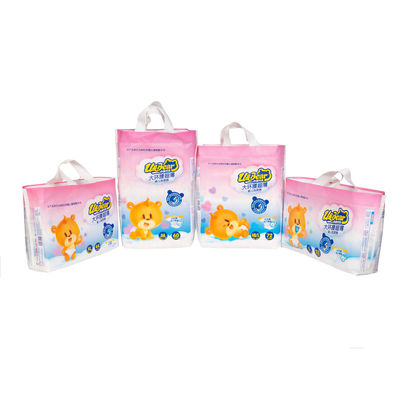 PP Velcro Tape Popok Bayi Baru Lahir Sekali Pakai 1100ml Penyerapan