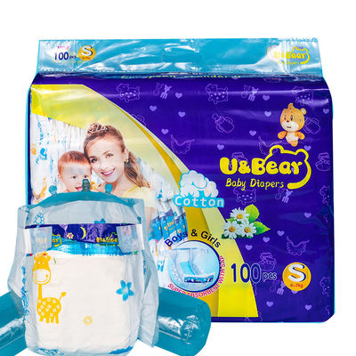 Popok Bayi Baru Lahir Biru ADL Ukuran Besar 520 * 320mm Penyerapan Bernapas