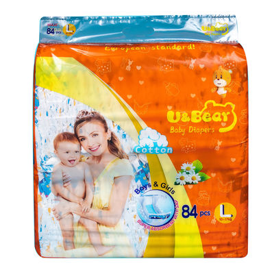 Ultra Lembut Ukuran Penuh 800ml Popok Bayi Baru Lahir Non Woven Fabric Topsheet