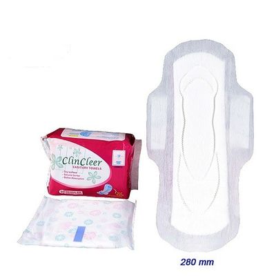 White Antimicrobial Pure Cotton Sanitary Napkins Disposable Daily Use Pads