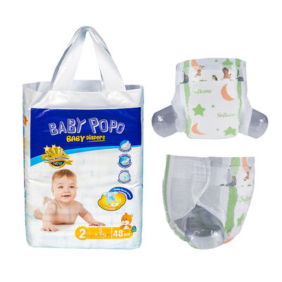 Kain Non Woven Popok Sekali Pakai Bayi Baru Lahir 520 * 400mm Kelas Medis
