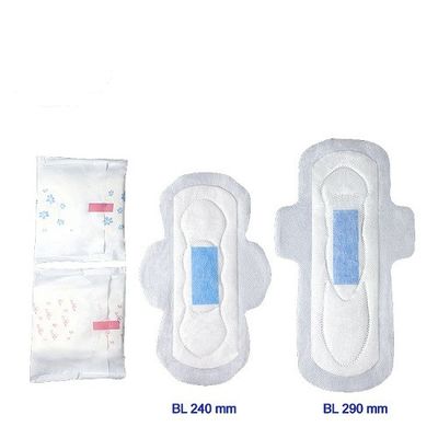 SAP Fluff Pulp Chemical Sanitary Pads Blue ADL Pure Cotton