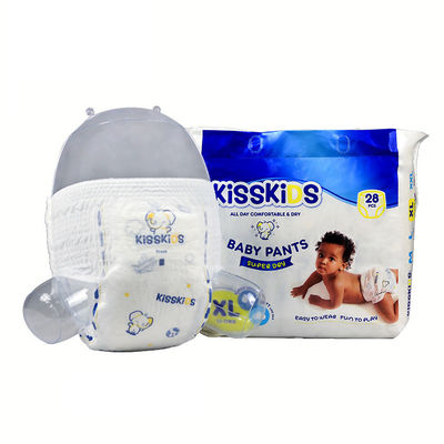Sutra Lembut Film Backsheet Tarik Popok Bayi Pinggang Elastis ADL Biru