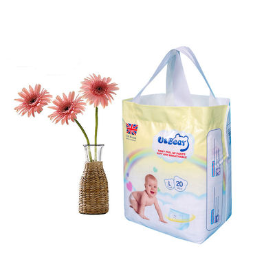 Hydrophilic Spunbond Pull Up Baby Popok Indikator Basah Ukuran Kecil