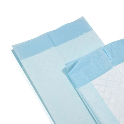 Permukaan Kering Fluff Pulp Disposable Bed Underpads 2000ml Daya Serap Tinggi
