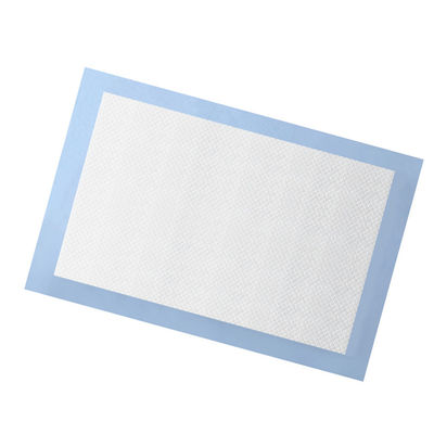Nyaman 2000ml Blue Hospital Bed Pads Kain Non Woven Sekali Pakai PE