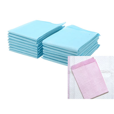 Warna Biru SAP Disposable Incontinence Bed Pads 60*60cm Underpads Inkontinensia