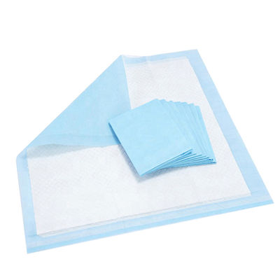 Kain Non Woven Disposable Bed Underpads 60X60mm Lembut Bernapas