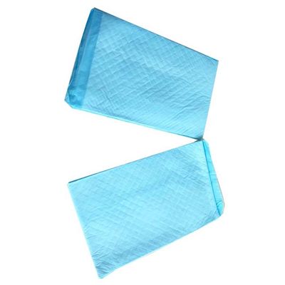 Lembar Belakang Tahan Air Tempat Tidur Sekali Pakai Bantalan Tempat Tidur Rumah Sakit 60 * 40cm