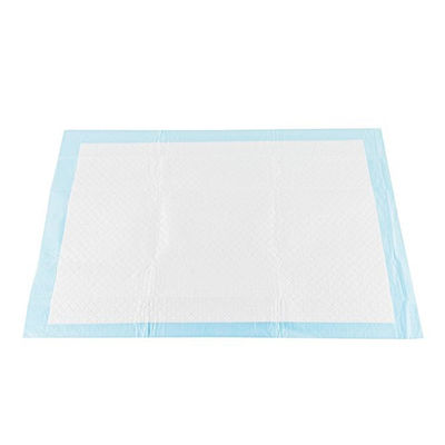 PE Backsheet 60*90cm Underpads Tempat Tidur Sekali Pakai Warna Biru SAP Jepang