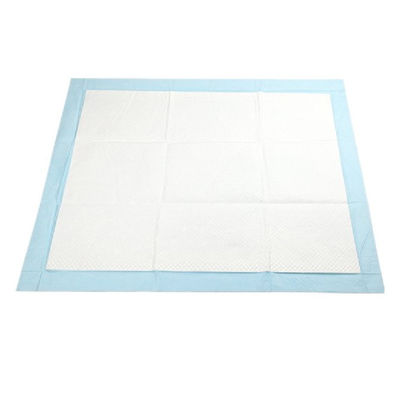 Permukaan Kering Biru Pet Underpads Non Woven 60*150cm Bantalan Anak Anjing Sekali Pakai