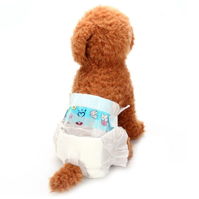 Fluff Pulp Sap Layer Popok Hewan Peliharaan Sekali Pakai Popok Anjing Untuk Anjing Tua