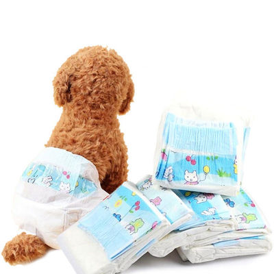 Cotton Topsheet Popok Hewan Peliharaan Sekali Pakai PE Film SAP Popok Anjing Kecil Small