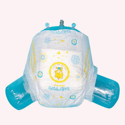 Popok Bayi Sekali Pakai Serat Fluff, Pencegahan Kebocoran, Indikator Basah, Popok