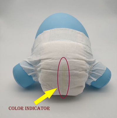 Celana Popok Sekali Pakai Nonwoven Ultra Tipis dengan ADL Hijau Biru