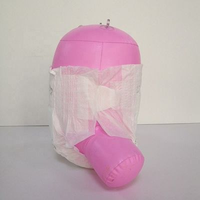 Nonwoven Topsheet Dicetak Popok Bayi Bayi Dengan PE Film Backsheet