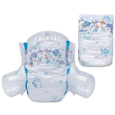 Popok Perlindungan Kebocoran Nonwoven FDA Dicetak Warna Untuk Bayi Bayi