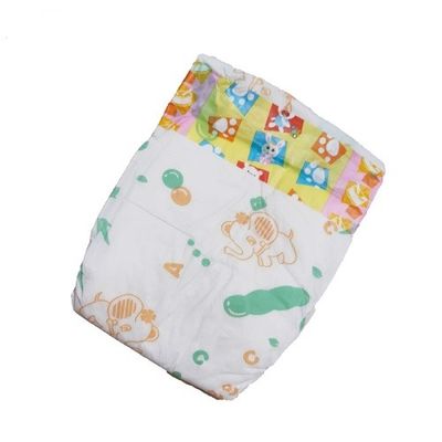 Printed Clothlike Backsheet Soft Baby Popok Dengan Pinggang Elastis Spandex