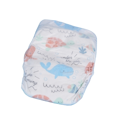 Non Woven Topsheet Fluff Pulp Bayi Popok Lembut Celana Perlindungan Kebocoran 3D