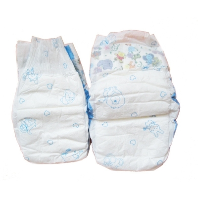 Warna Dicetak Popok Sekali Pakai Bayi Non Woven Topsheet 3D Perlindungan Kebocoran