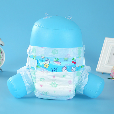 Dicetak Non Woven Topsheet Fluff Pulp Popok Bayi Sekali Pakai Perlindungan Kebocoran 3D