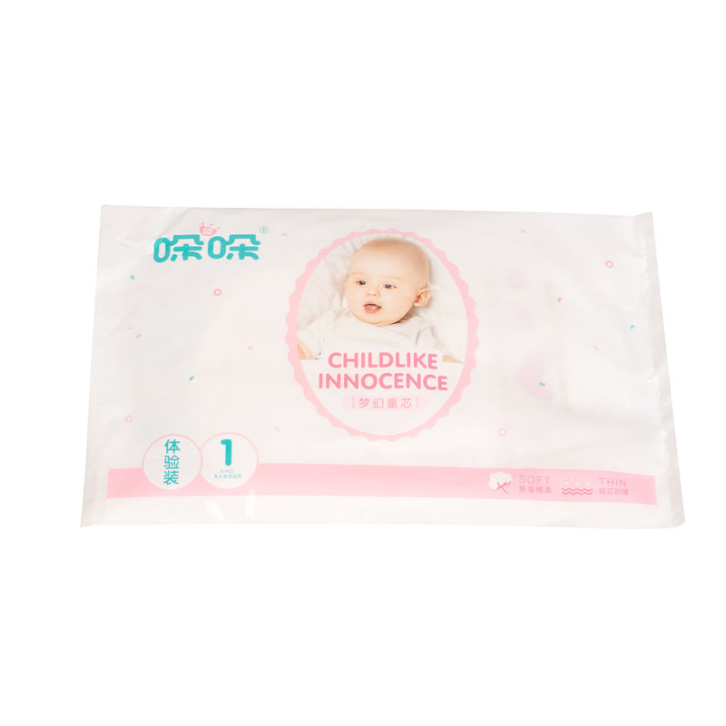 PE Film Popok Bayi Baru Lahir Warna Putih ADL Triple Absorbent