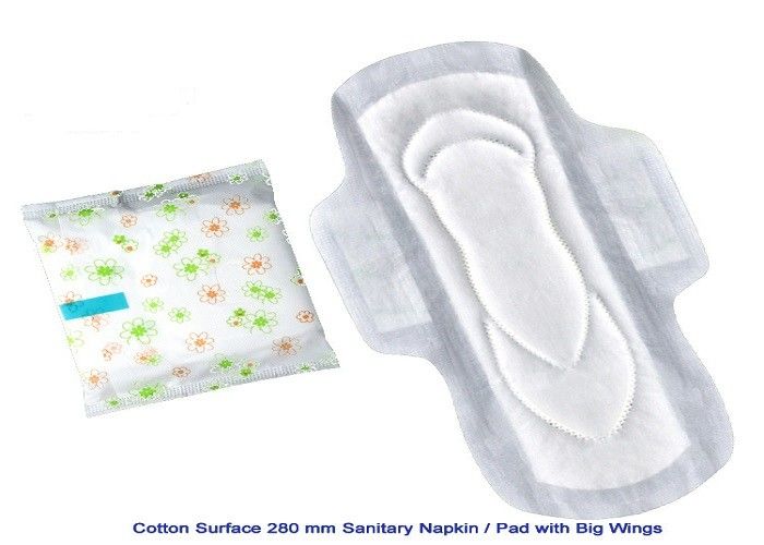 2mm Tebal Soft Cotton Sanitary Napkin Anion Chip Core 8 Lapisan