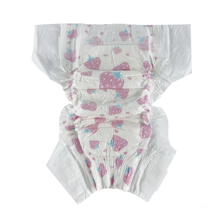 S / M / L / XL Popok Bayi Bernapas Lembut Dengan Inti Penyerap Ultra Tipis